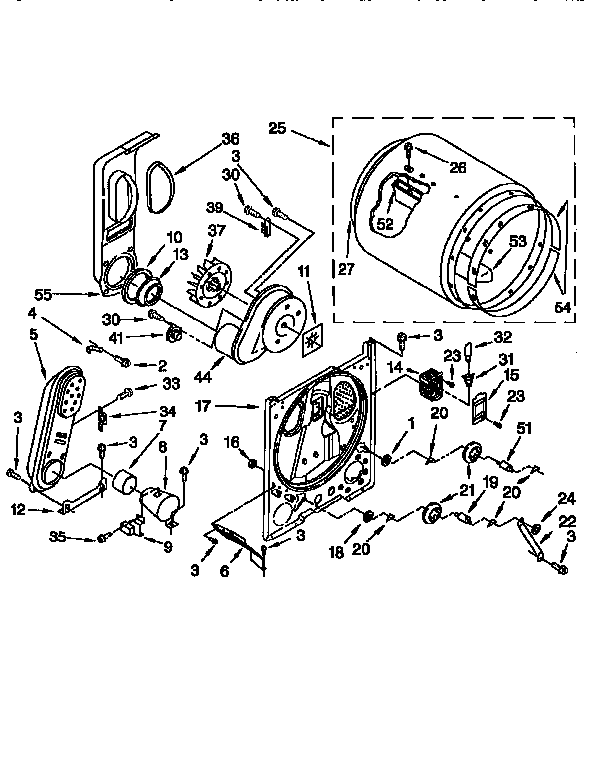 Kenmore 11076712691 bulkhead diagram