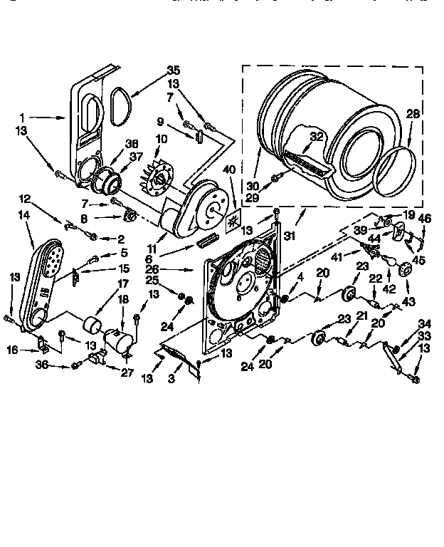 Kenmore 11076854691 bulkhead diagram