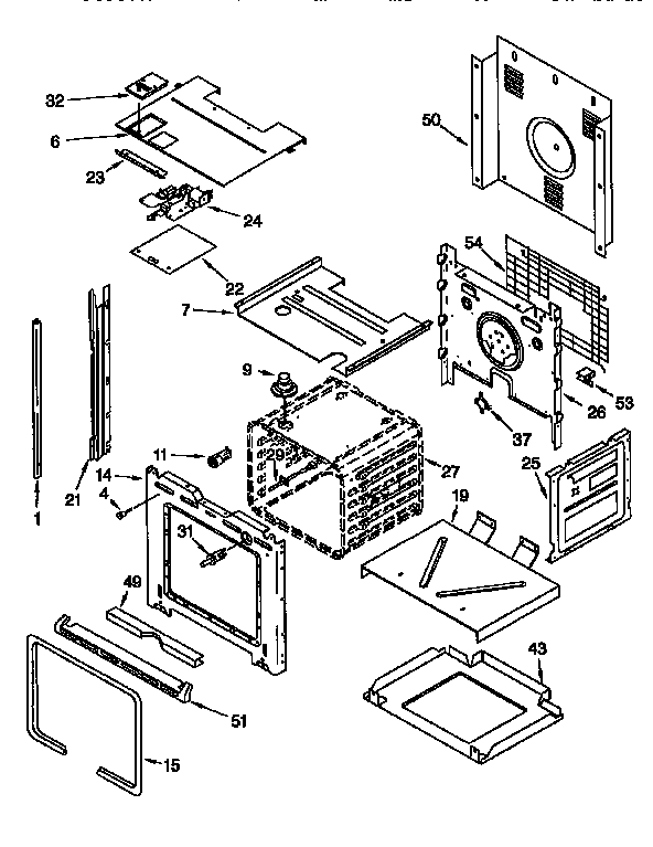 Whirlpool RBS248PDQ4 oven diagram