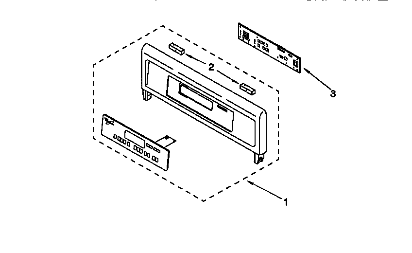 Whirlpool RBD245PDB4 control panel diagram