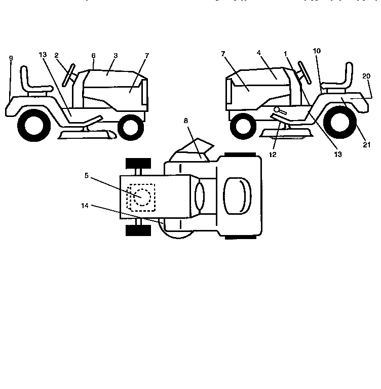 Craftsman 917259543 decals diagram