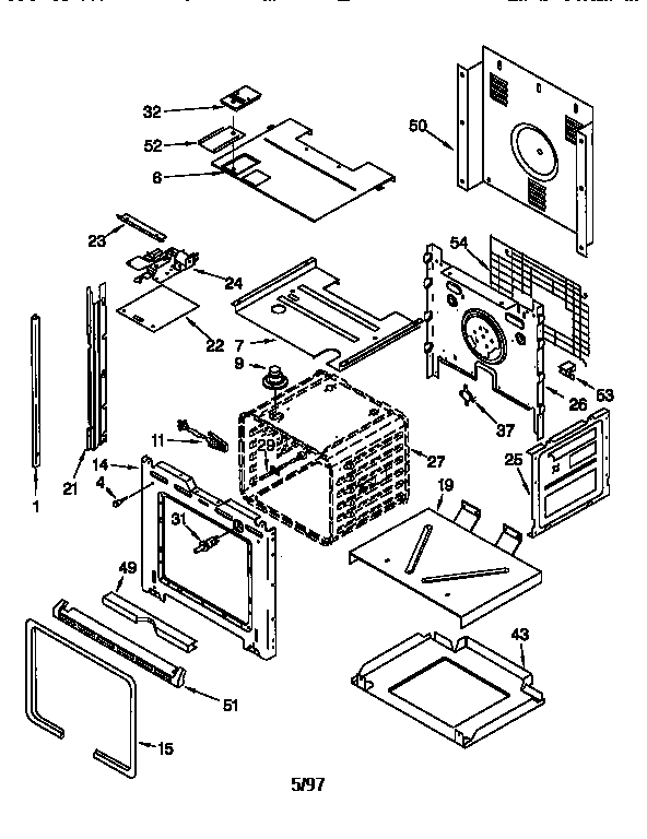 KitchenAid KEBI141DWH4 oven diagram