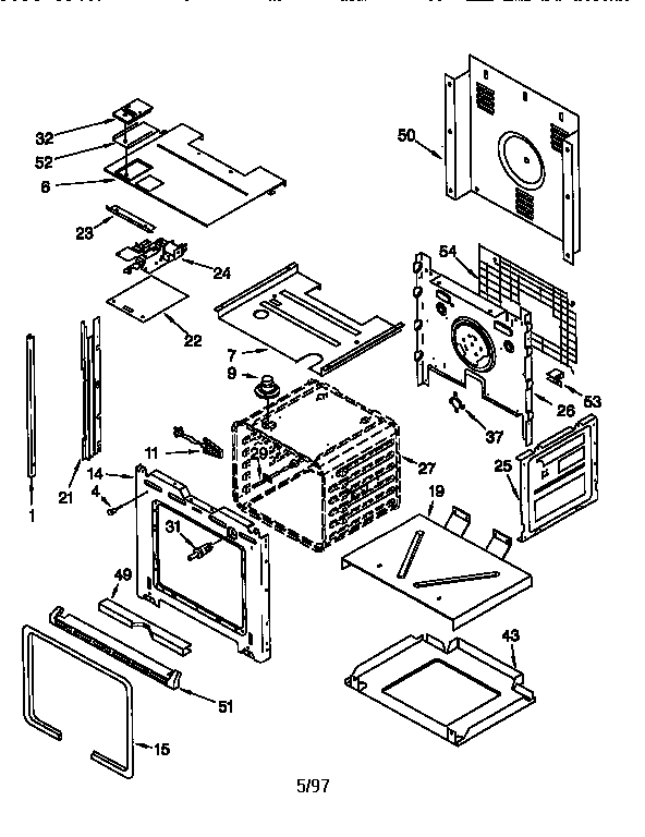 KitchenAid KEBS177DBL4 oven diagram