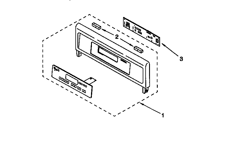 Whirlpool RBD245PDB2 control panel diagram