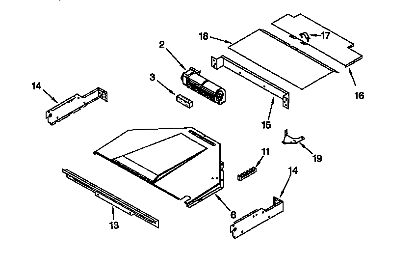 Whirlpool RBD245PDB2 top venting diagram