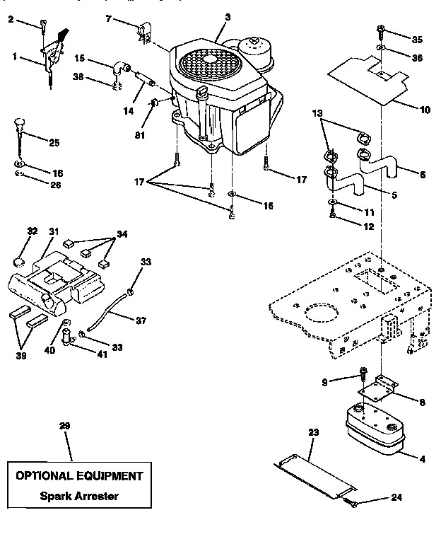 Craftsman 917446400 engine diagram
