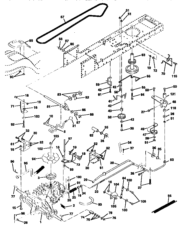 Craftsman 917259570 drive diagram