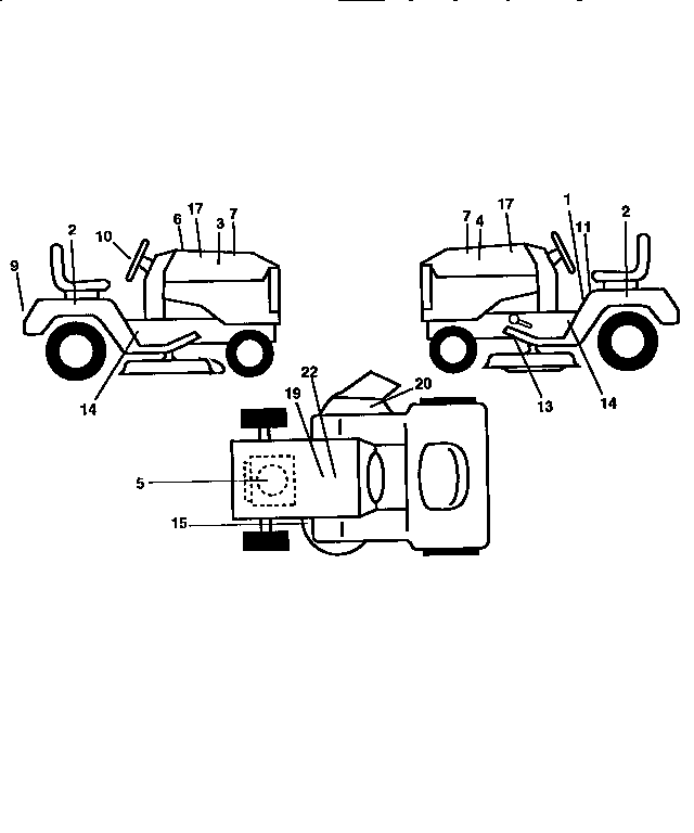 Craftsman 917259570 decals diagram