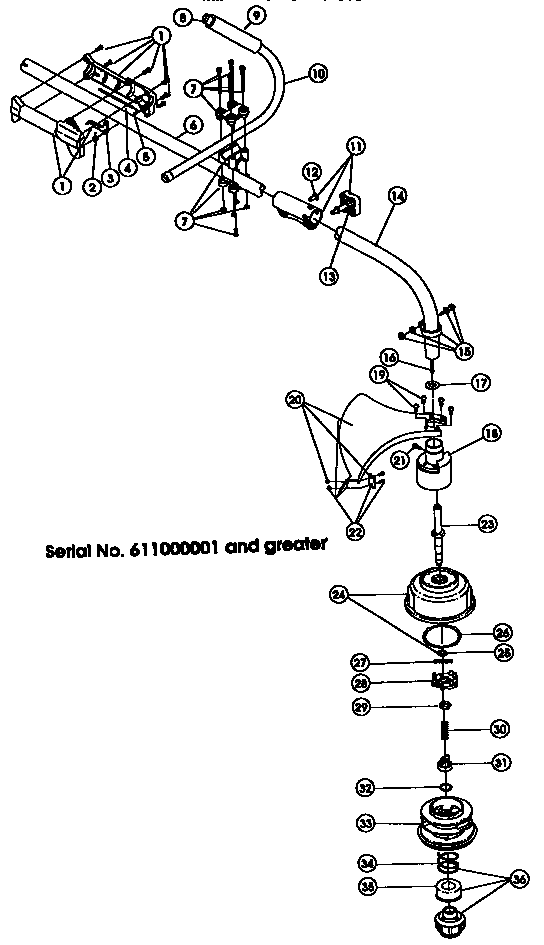 Ryobi 725REZ cutting head diagram