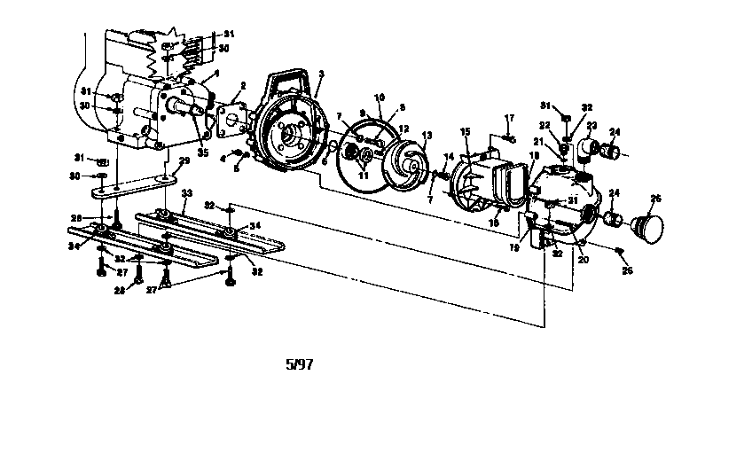 Homelite AP320-1A replacement parts diagram