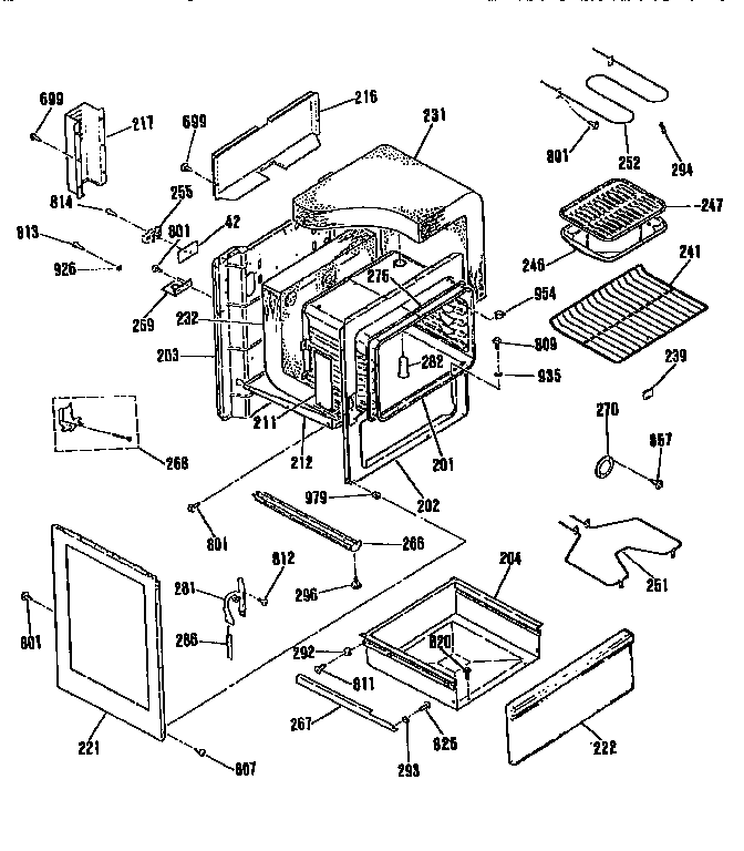 Kenmore 9119114190 body diagram