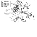 Homelite Z3350-16 INCH chain brake-drive case cover diagram