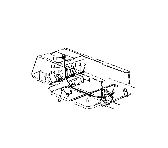 MTD 13AL660 THRU 679F720 speed control rod diagram