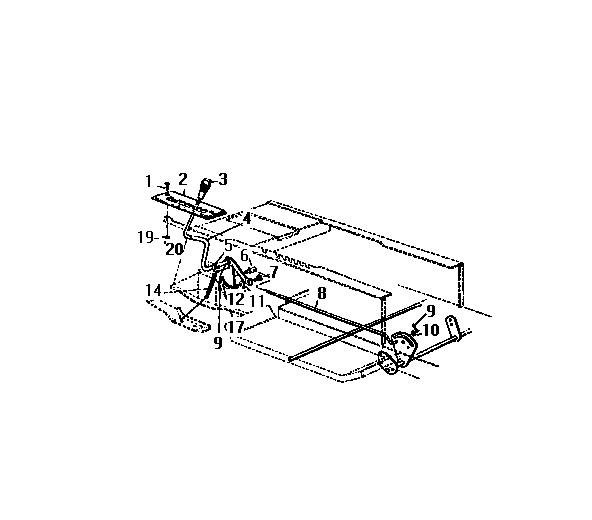 MTD 13AL660 THRU 679F720 speed control link diagram