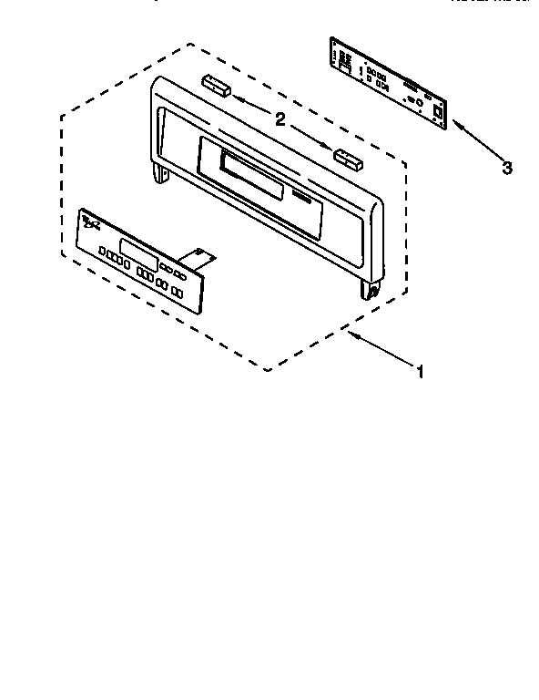 Whirlpool RBD276PDQ1 control panel diagram