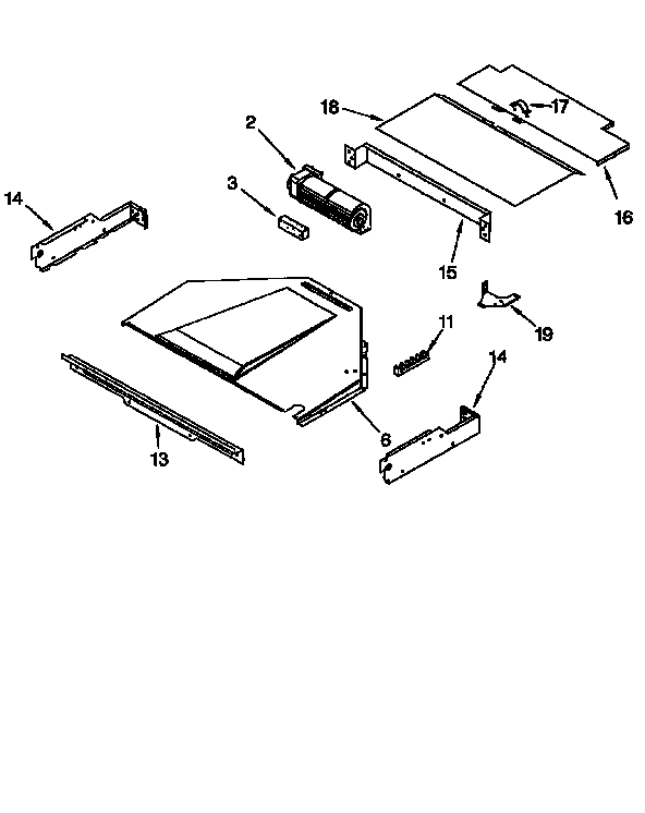 Whirlpool RBD276PDQ1 top venting diagram