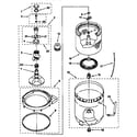 Kenmore 11027852791 agitator, basket, tub diagram