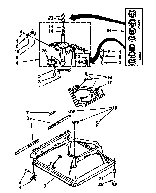 Kenmore 11027852791 machine base diagram