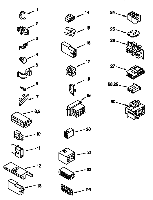 Kenmore 11027852791 wiring harness diagram