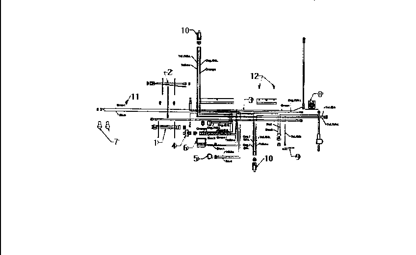 MTD 13AS695G118 wire harness diagram