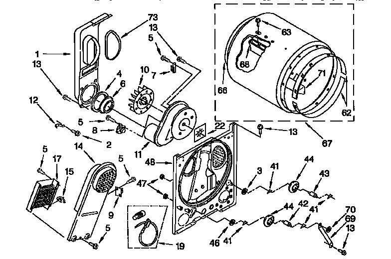Whirlpool LER5636EQ2 bulkhead diagram
