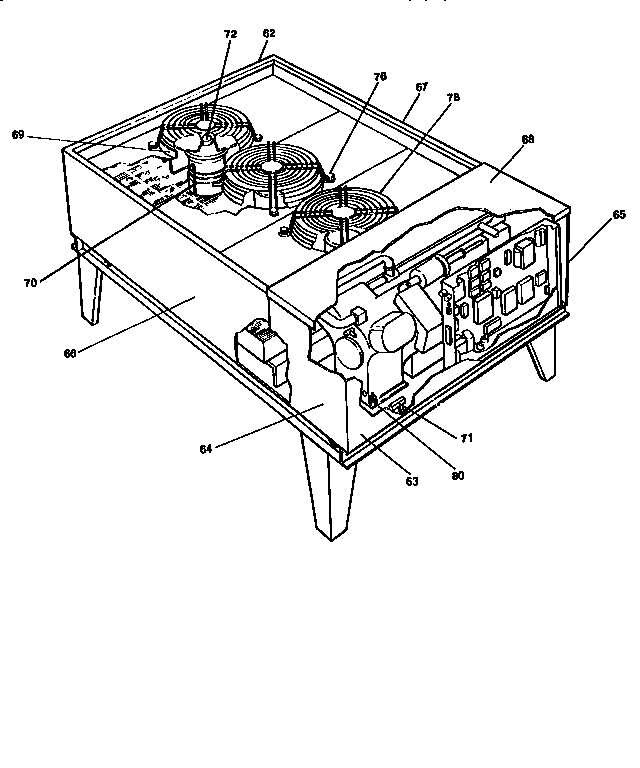 York H1CA300A25A cabinet diagram