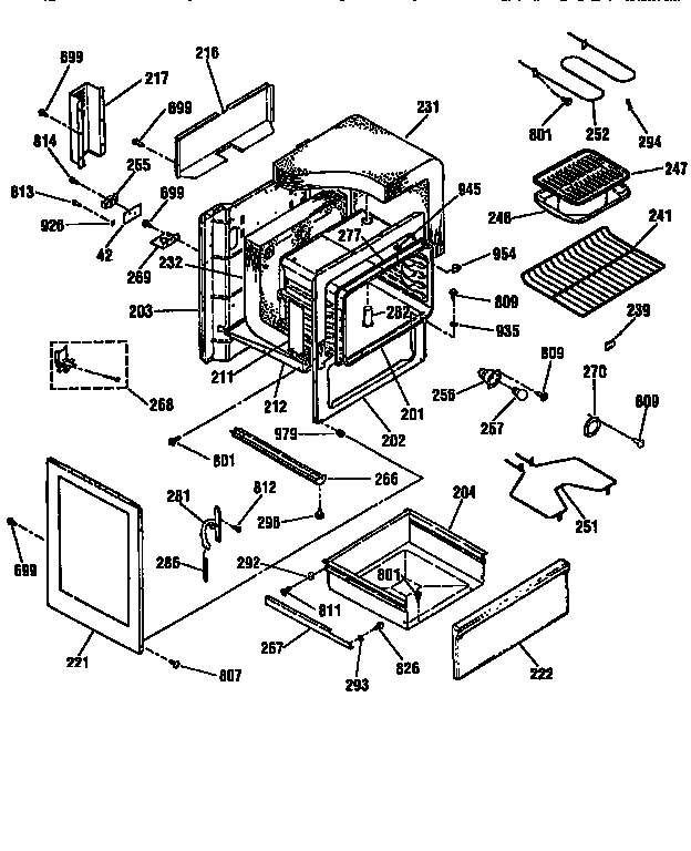 Kenmore 91162175790 body diagram