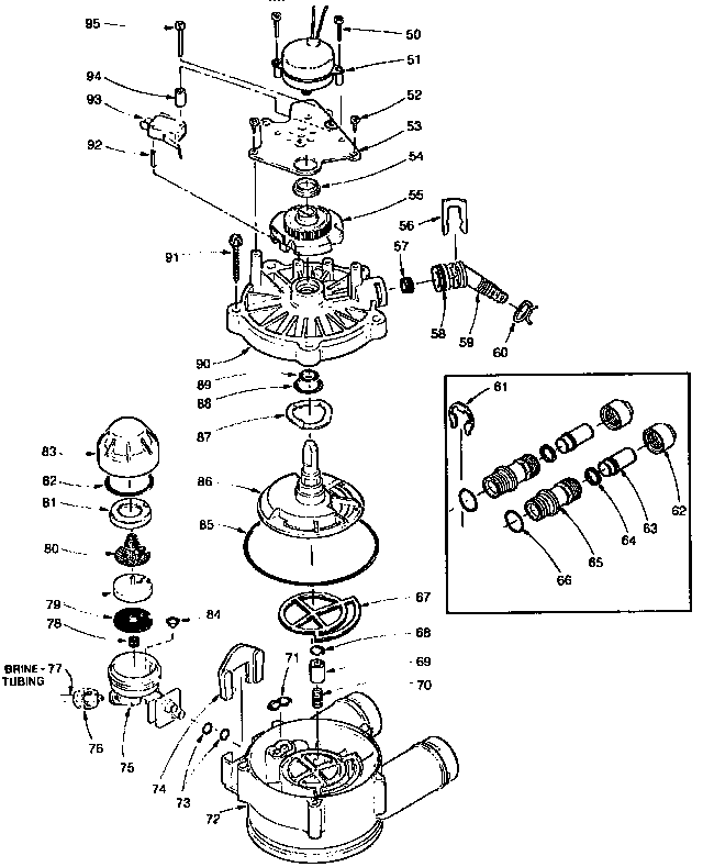 Kenmore 625348320 valve assembly diagram