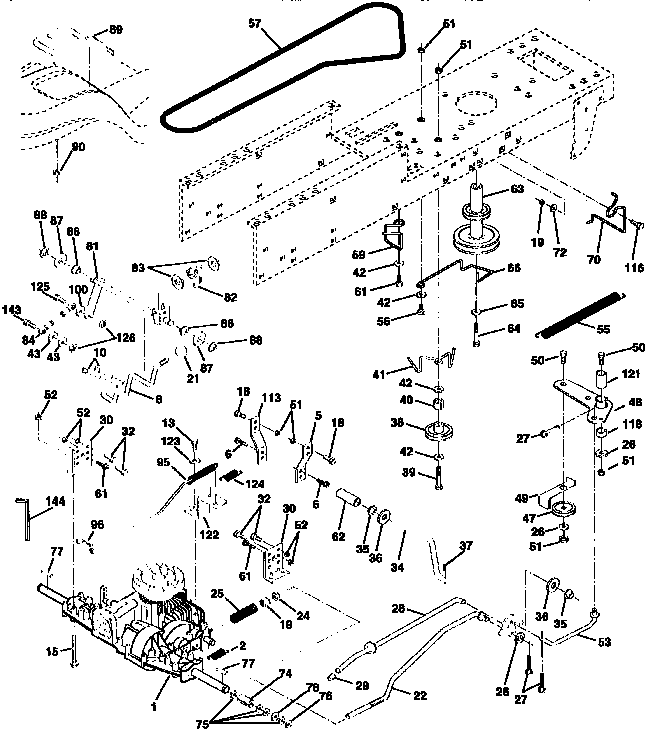 Craftsman 917259553 drive diagram