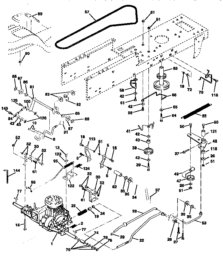 Craftsman 917258555 drive diagram