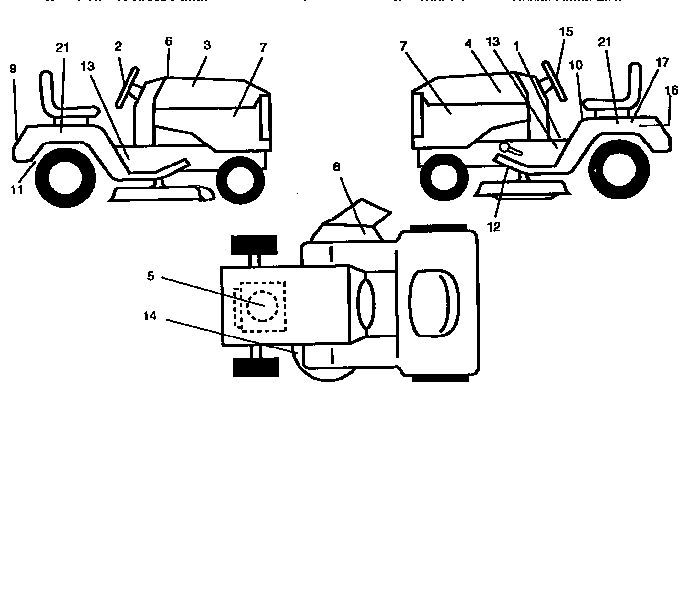 Craftsman 917258555 decals diagram