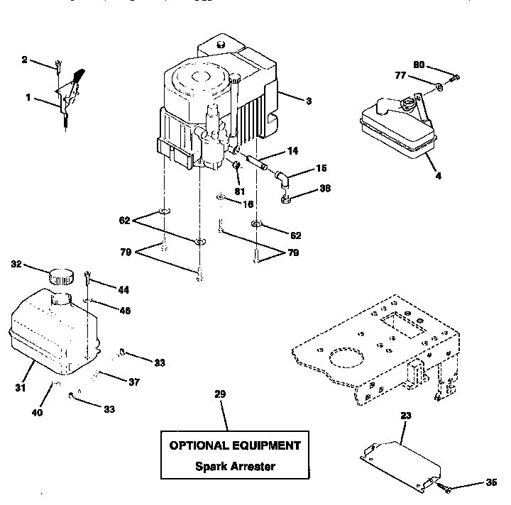 Craftsman 917258555 engine diagram
