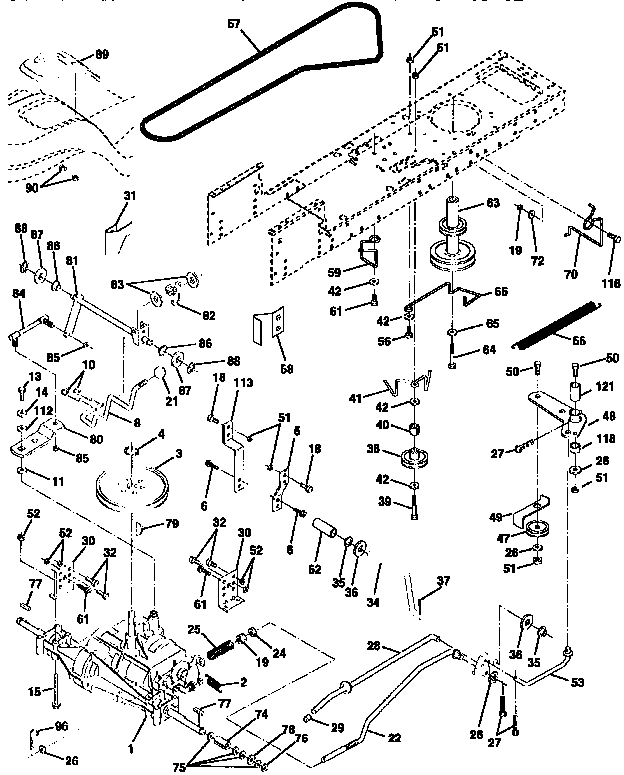 Craftsman 917258471 drive diagram