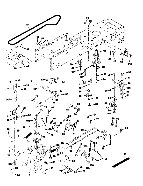 Craftsman 917258082 drive diagram