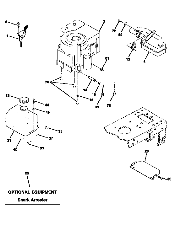 Craftsman 917258082 engine diagram