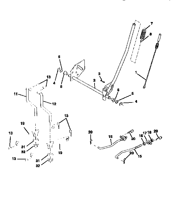 Craftsman 917258082 lift diagram