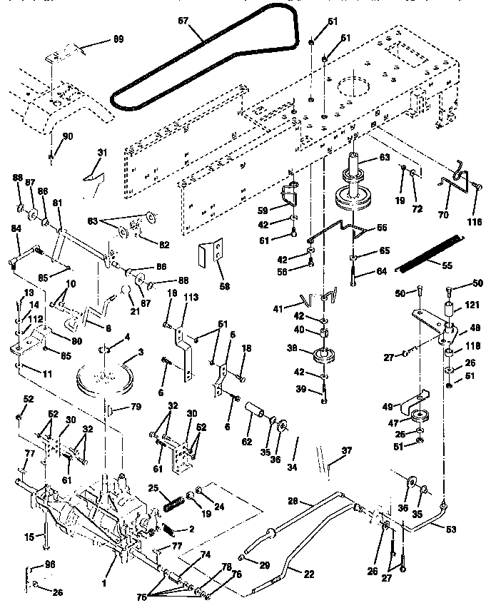 Craftsman 917258072 drive diagram