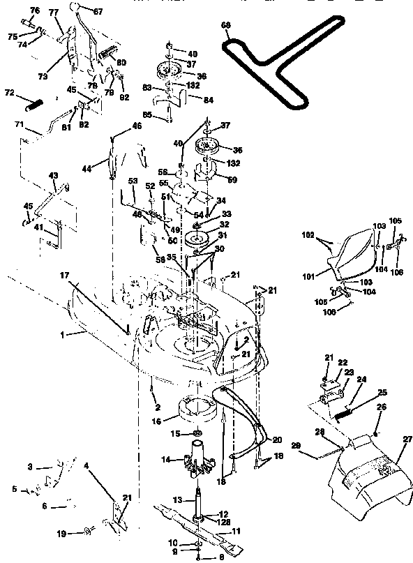 Craftsman 917258072 mower diagram