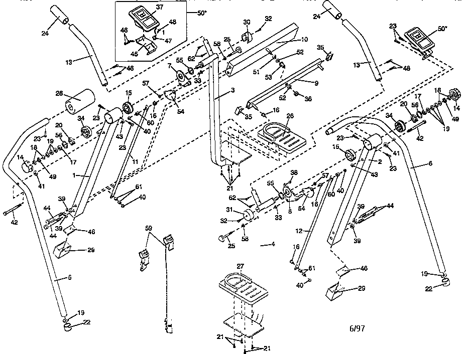HealthRider HRAW56071 unit parts diagram