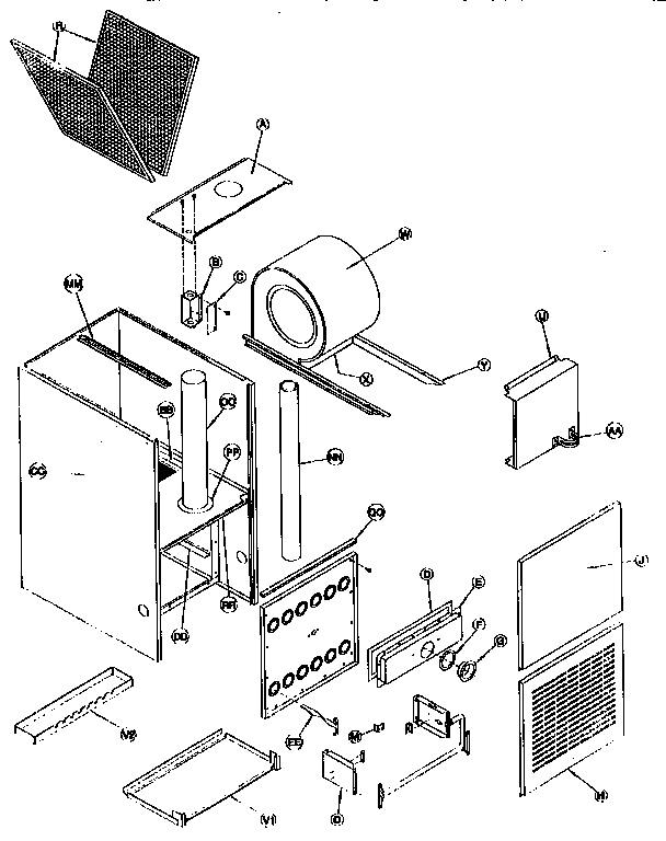 ICP GDJ100M12C1 cabinet diagram