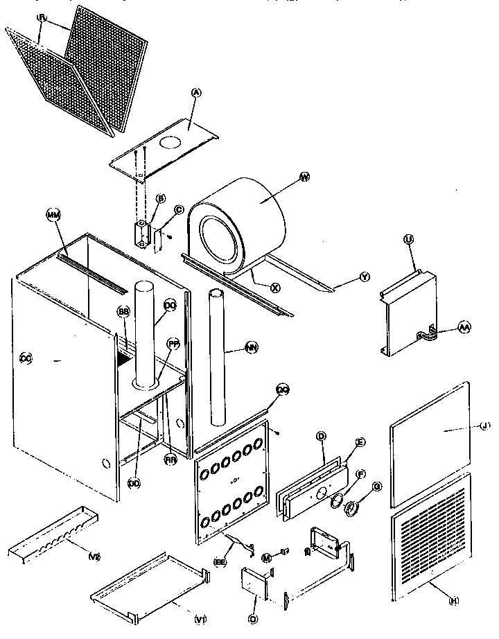 ICP GDJ075M12C1 cabinet diagram