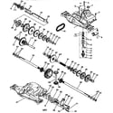 Weed Eater 440501 transaxle dana diagram