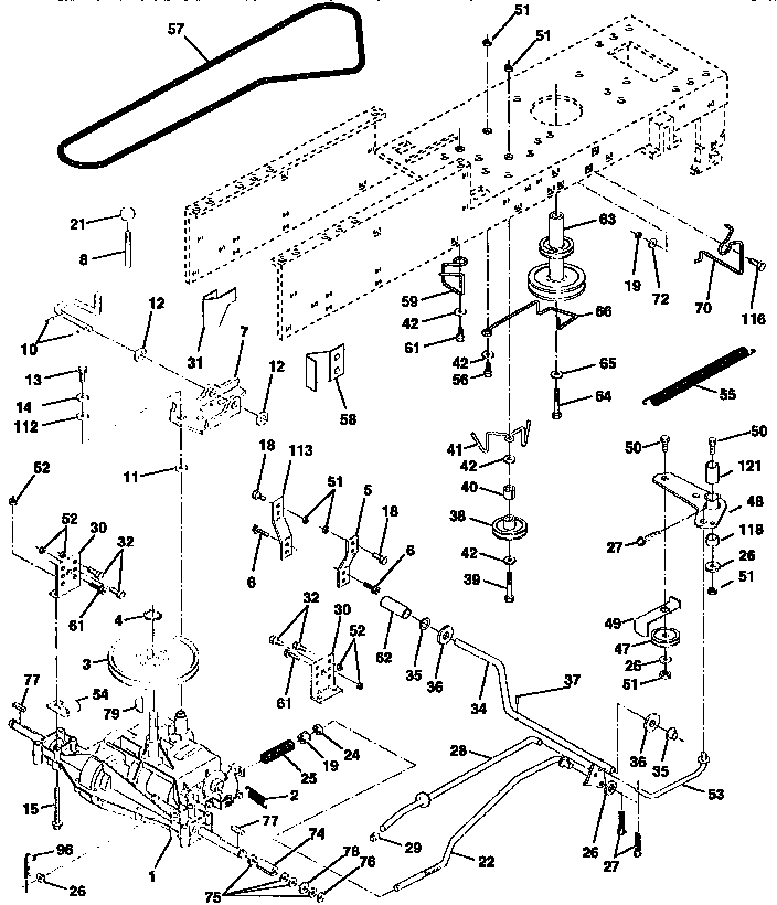 Craftsman 917259980 drive diagram