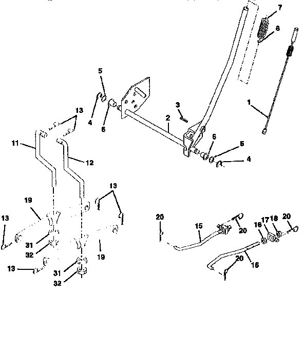 Craftsman 917259980 lift diagram