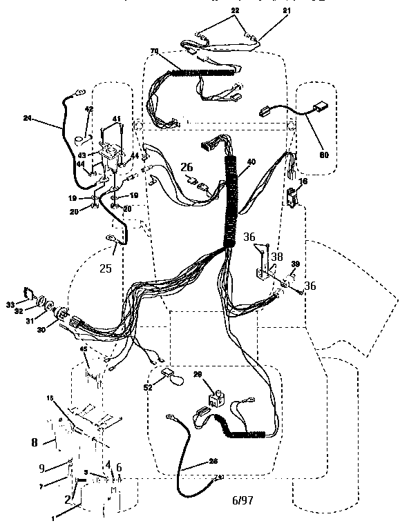 Western Auto AYP9159A69 electrical diagram