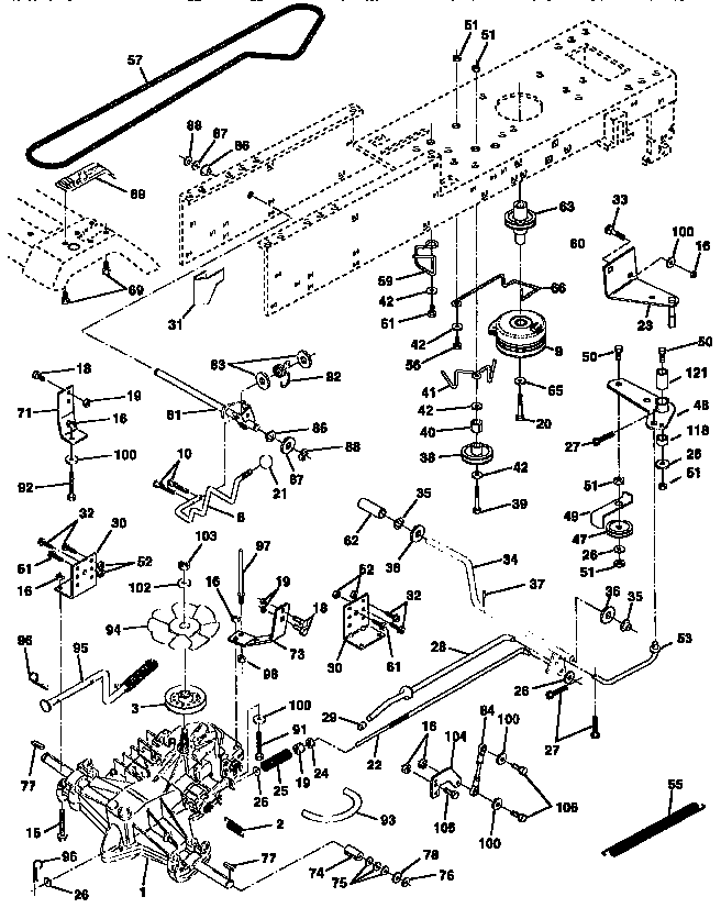 Western Auto AYP9159A69 drive diagram