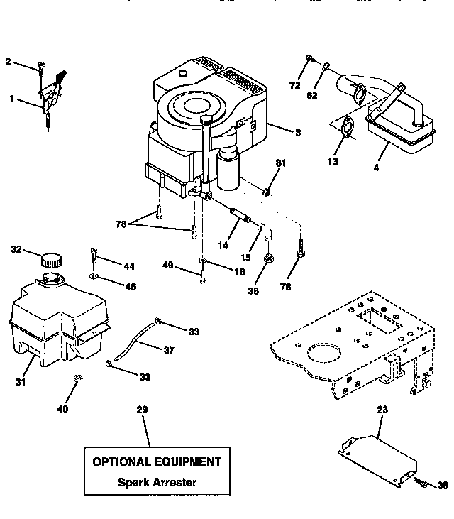 Western Auto AYP9159A69 engine diagram