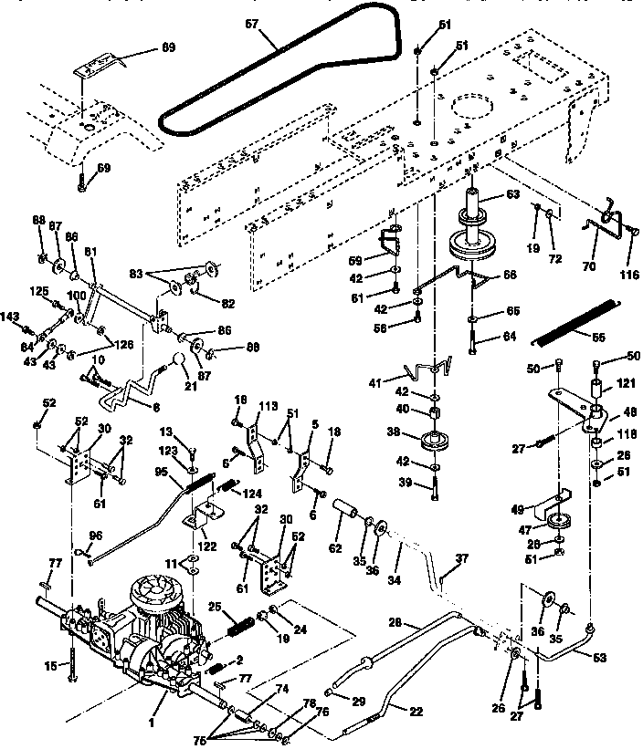Craftsman 25992 drive diagram