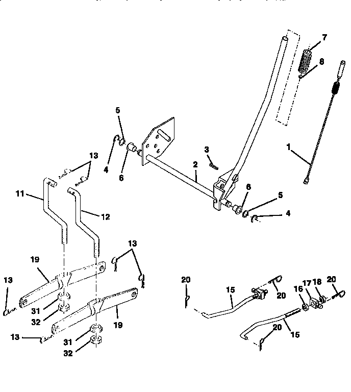 Craftsman 25992 lift diagram