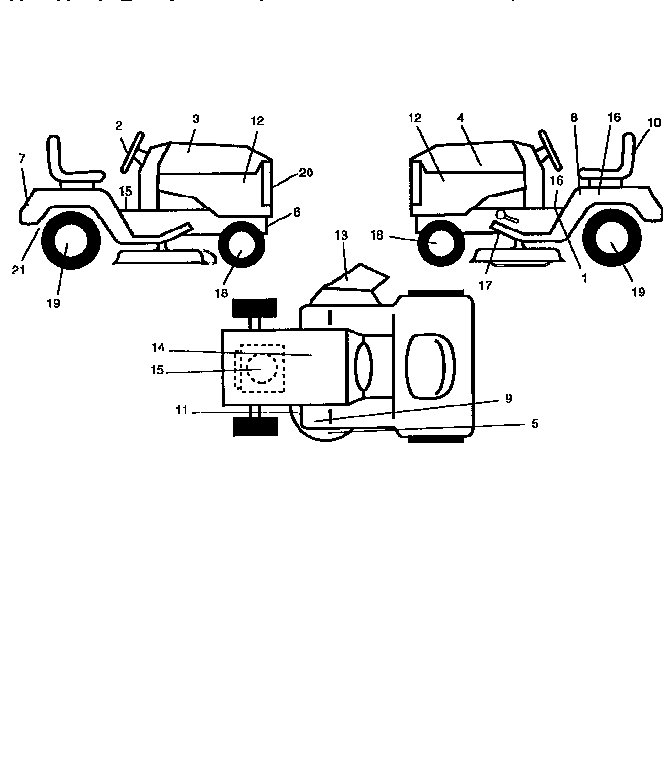 Weed Eater HD19H42A decals diagram
